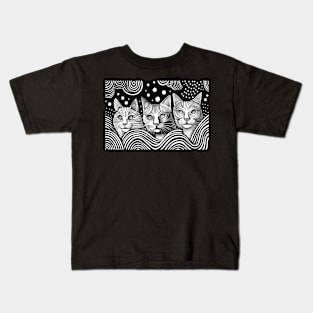 Catkins Monochrome Classics #17 Kids T-Shirt